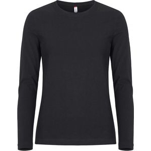 Clique Premium Fashion-T L S Women 029359 - Zwart