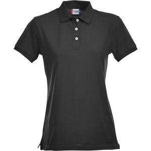 Clique Stretch Premium Polo Women 028241 - Zwart