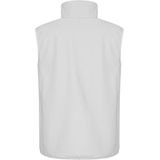 Clique Classic Softshell Vest Heren Wit maat 4XL