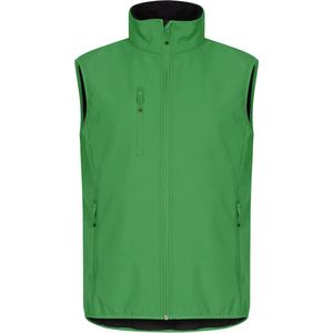Clique Classic Softshell Vest Heren Appelgroen maat S