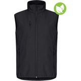 Clique Classic Softshell Vest 0200911 - Donkergrijs