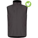 Clique Classic Softshell Vest 0200911 - Donkergrijs
