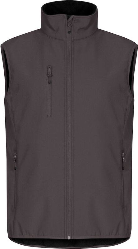Clique Classic Softshell Vest 0200911 - Donkergrijs