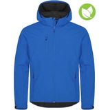 Clique - Classic Softshell Hoody - Donkergrijs - Heren