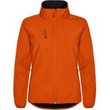 Clique - Classic Softshell Jacket - Diep Oranje - Dames