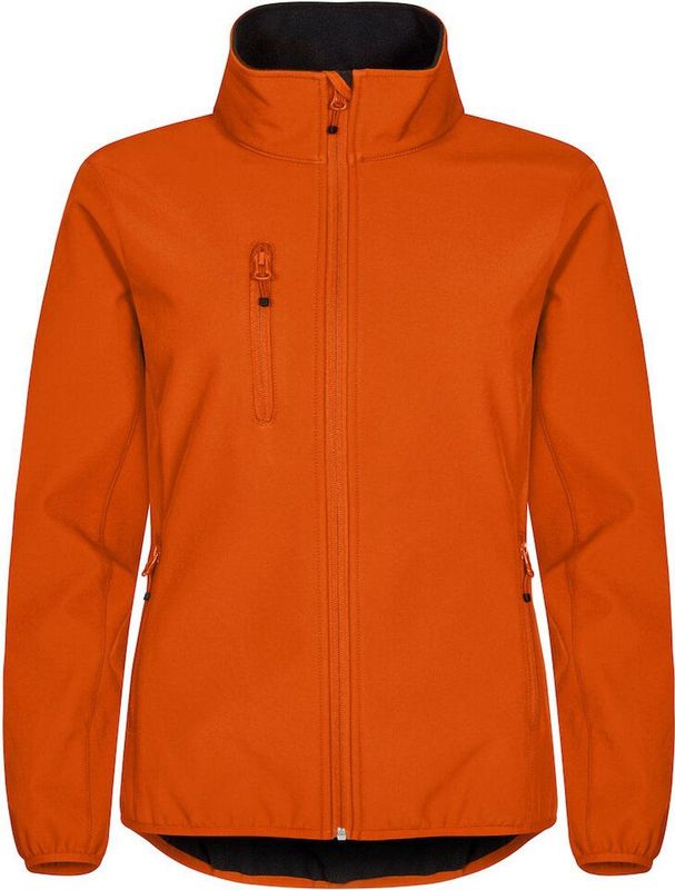 Clique - Classic Softshell Jacket - Diep Oranje - Dames