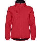 Clique Classic Softshell Jacket Women 0200915 - Rood - 34/XS