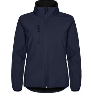 Clique - Classic Softshell Jacket - Dames - Dark Navy - 3-laagse Softshell Jas