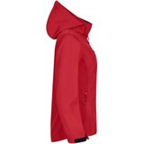 Clique - Classic Softshell Hoody - Rood - Dames