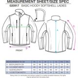 Clique - Classic Softshell Hoody - Rood - Dames