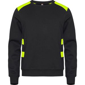 Clique Ambition Roundneck 021074 - Signaalgeel