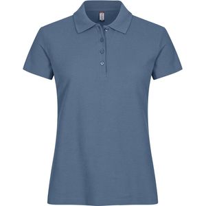 Clique Basic Polo Women 028231 - Staalblauw