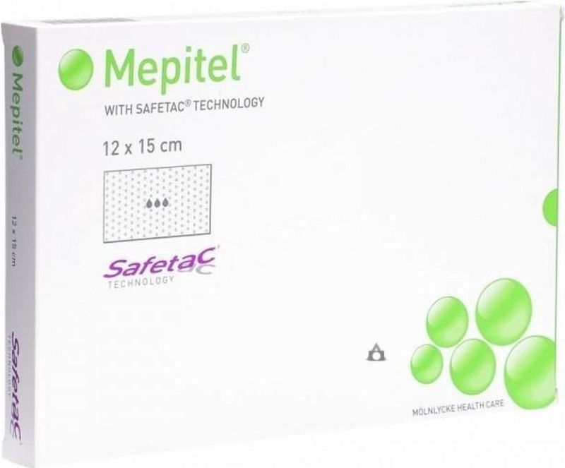 Mepitel - Siliconen Wondcontactlaag - 12x15 cm