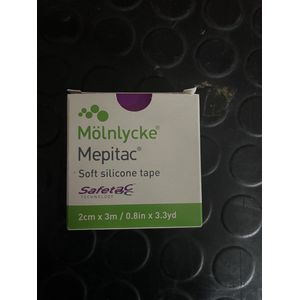 Molnlycke Healthcare - Mepitac - Zachte Fixatietape - Sil - 2cm x 3,0m