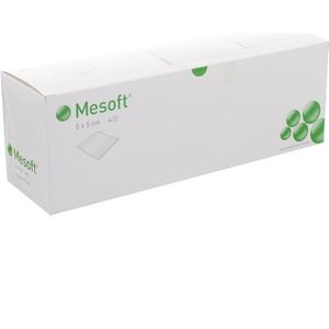 Mesoft kompressen steriel 5x5cm (40g/m²) 75x2 stuks