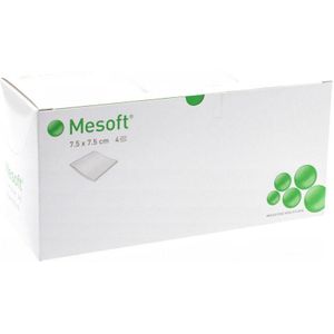 Mesoft kompressen steriel 7,5x7,5cm (40g/m²) 75x2 stuks