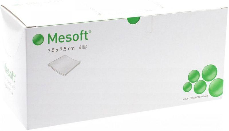 Mesoft - Gaaskompressen - 4-Lagig - 67% Viscose 33% Polyester