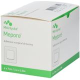 Mepore - Chirurgische Wondpleister - 6x7cm - 60 Stuks - Huidvriendelijk