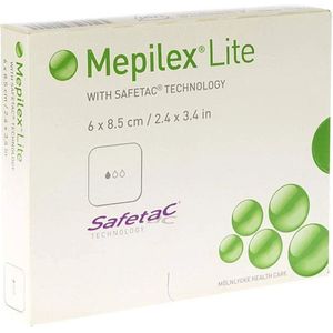 Mepilex Lite Dun Verband Sil Ster 6xcm 5 stuks