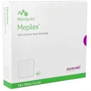 Mepilex Schuimverb Sil Abs Ster 10x10cm 5 294100  -  Molnlycke Healthcare