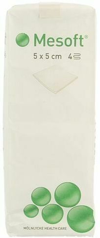 Mesoft - Gaaskompressen - 4 Lagen - Viscose 67% - Polyester 33%