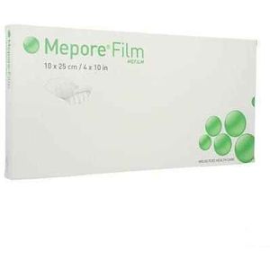 Mepore Film - Transparant - Zelfklevend Filmverband - 10 x 25 cm - 10 Stuks