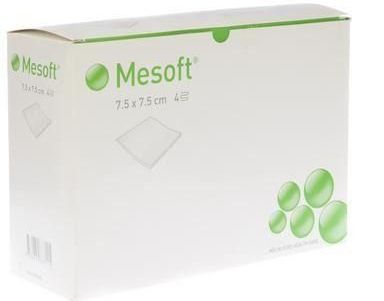 Gaaskompressen - Mesoft - 4-Lagig - 67% Viscose - 33% Polyester