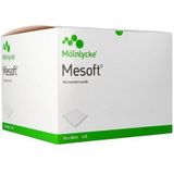 Gaaskompressen - Mesoft - Wit - 4-lagig - 67% Viscose, 33% Polyester