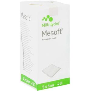 Mesoft - Kompressen - 4-Lagig - 5x5cm - Nonwoven