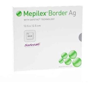 Mepilex Ag - Soft Silicone Foam Dressing - 12.5 x 12.5 cm - 5 stuks