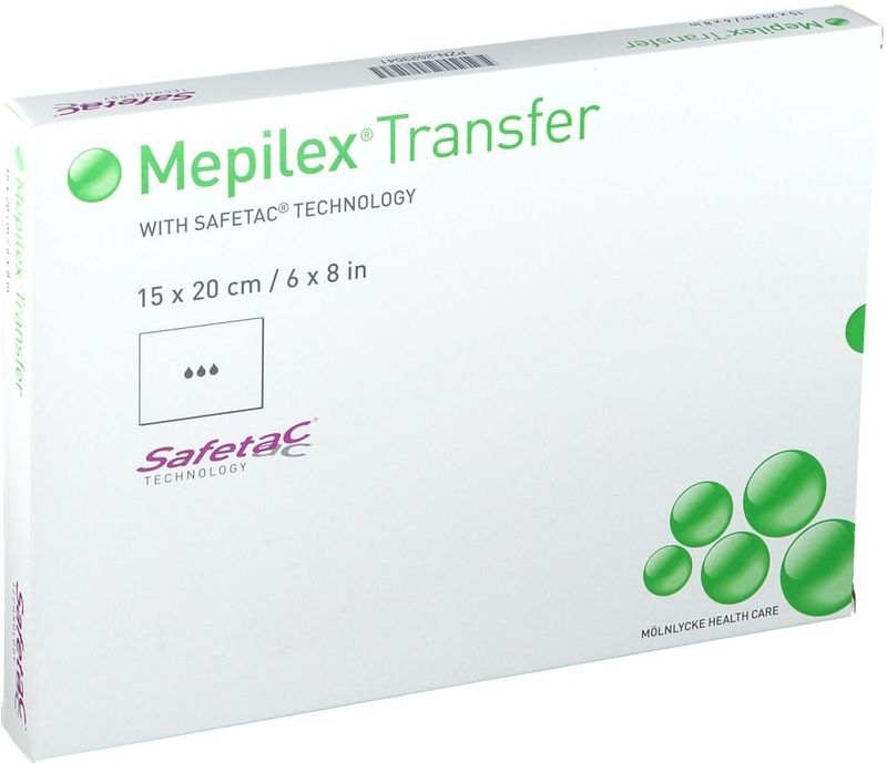 Mepilex - Transfer - Gaaskompressen - 15cm x 20cm - 5 Stuks