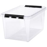 SmartStore - Classic - Opbergbox met Deksel - Transparant - 25 Liter