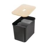 Komplettes Abfalltrennsystem smartstore collect, schwarz