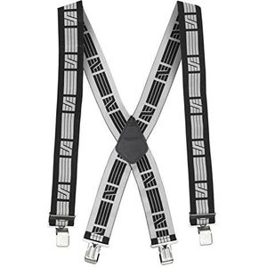 Snickers Workwear Elastische bretels (zwart/wit), 90500418000, Heavy Duty bretels in één maat