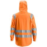 Snickers 8233 Regenjack PU High Visibility Klasse 3 High-Vis Oranje maat XS