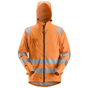 Snickers 8233 Regenjack PU High Visibility Klasse 3 High-Vis Oranje maat XS