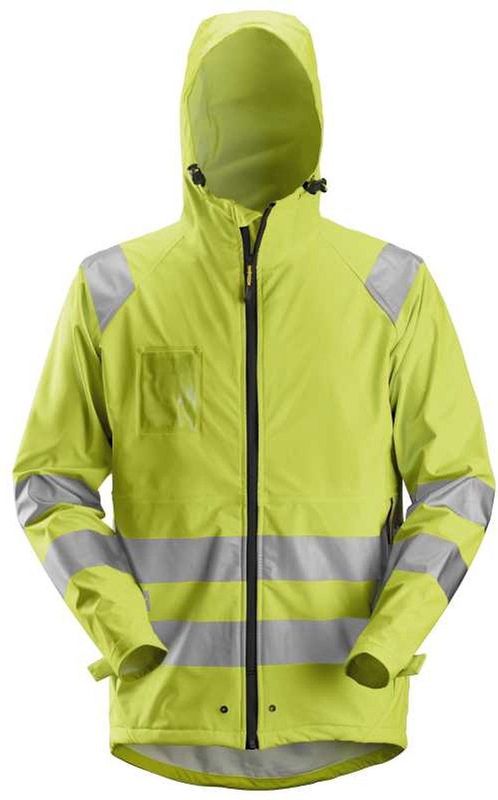 Snickers - 8233 - Regenjack - High-Vis Geel - PU - Waterdicht
