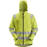 Snickers 8233 Regenjack PU High Visibility, Klasse 3 - Geel, High Visibility - XXXL