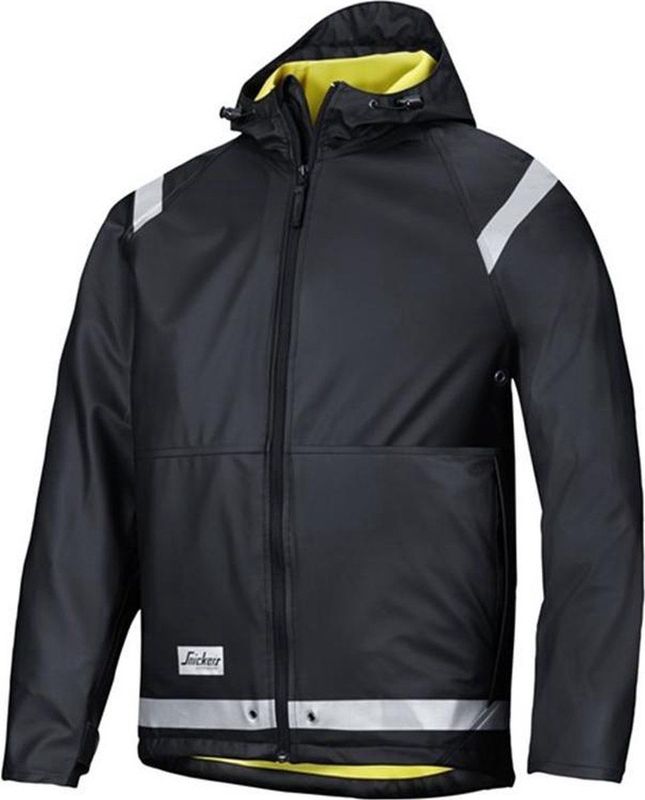 Snickers Workwear - 8200 - Regenjas - Volledig Waterdicht - Zwart