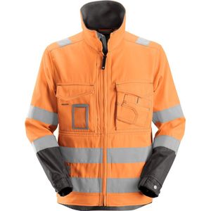 Snickers 1633 High-Vis Jack Klasse 3 High-Vis Oranje/Zwart melange maat XS