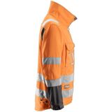 Snickers 1633 High-Vis Jack Klasse 3 - Geel, High Visibility/Gemeleerd grijs