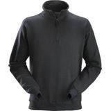 Snickers - 2818 Sweatshirt - Zwart - Katoen-Polyestermix