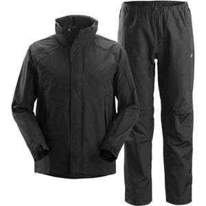 Snickers 8378 Set Regenkleding Zwart maat XXL