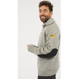 Snickers 2905 ½ Zip Wollen Sweater Lichtgrijs melange maat XS