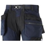Snickers - 6902 FlexiWork Werkbroek - Zwart - CORDURA® - Holsterzakken