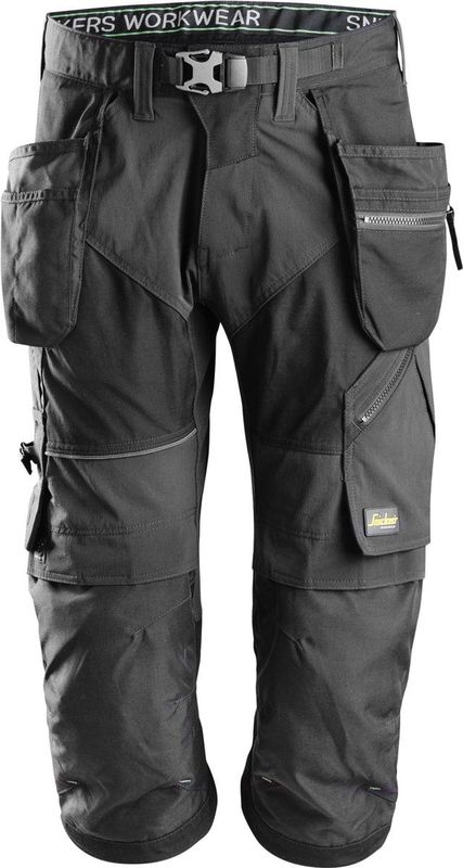 Snickers 6905 Pirate Werkbroek - Zwart - Stretchstof - CORDURA® Versterkt