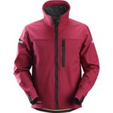Snickers 1200 AllroundWork Soft Shell Jack Chilirood/Zwart maat L
