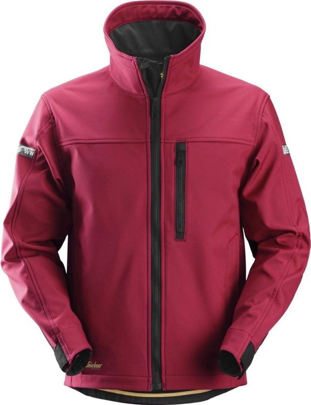 Snickers - 1200 AllroundWork - Soft Shell Jack - Chilirood/Zwart