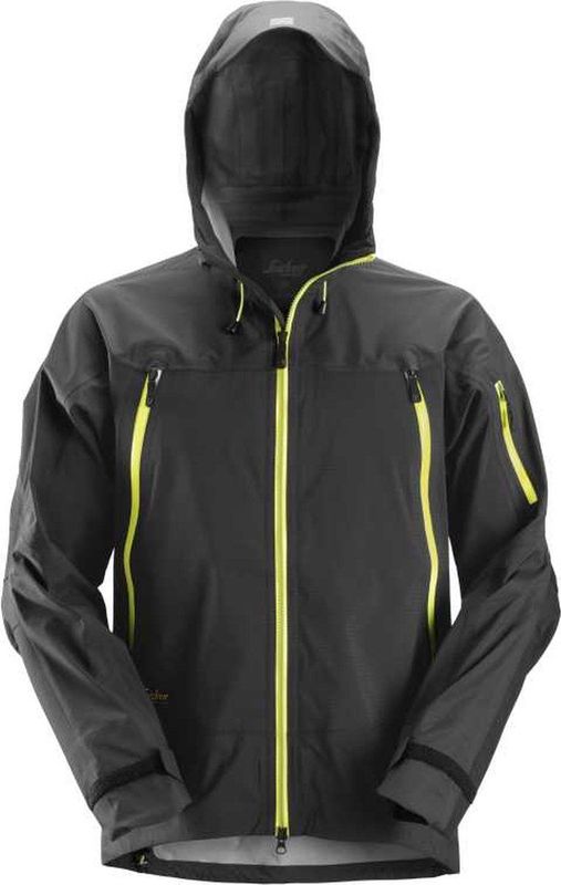 Snickers 1300 FlexiWork - Waterproof Shell Jack - Zwart