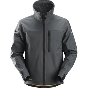 Snickers 1200 AllroundWork - Soft Shell Jack - Staalgrijs/Zwart